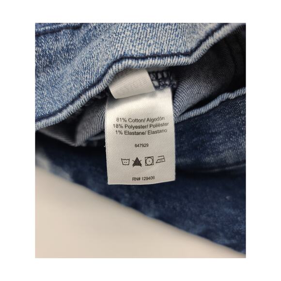 Venus Women Sz 12 Two-Tone Denim Skinny Jeans Curve-Enhancing Contoured Seams - Picture 5 of 6